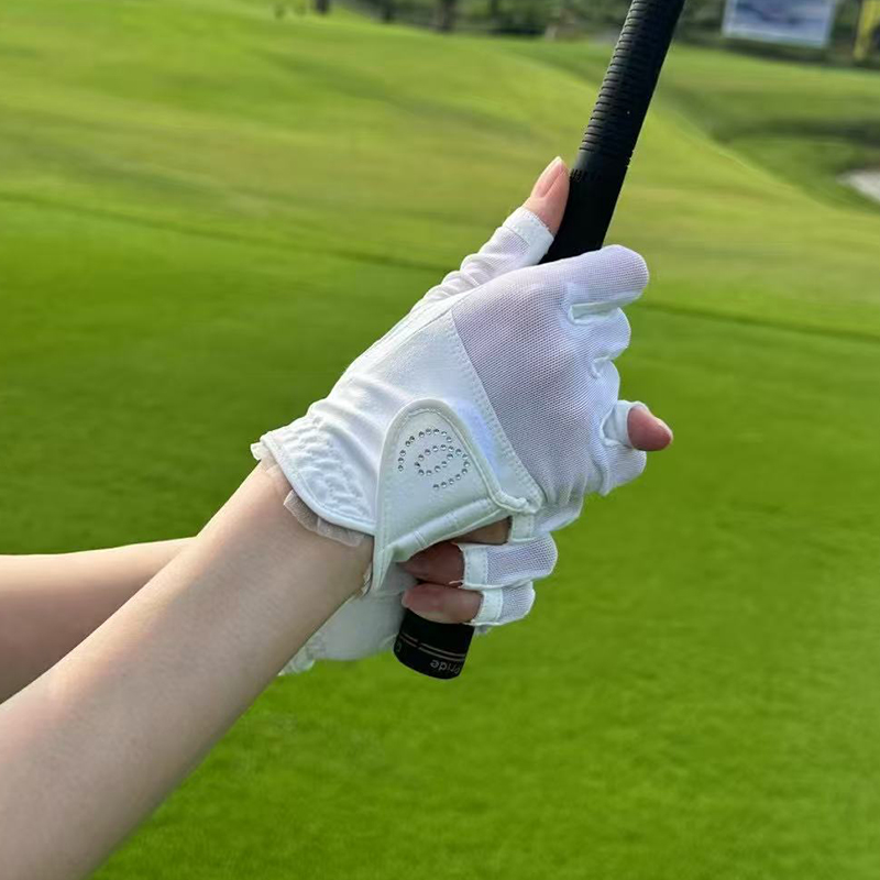 Golf Gloves - Open Finger Women Golf Gloves, Anti-slip