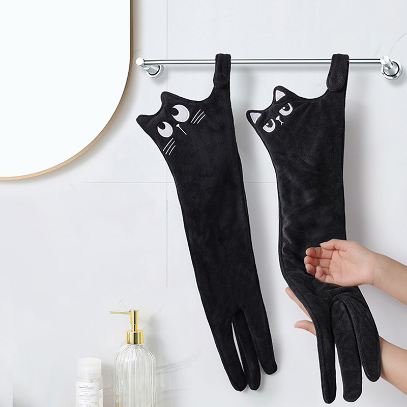 Golf Towel - Funny Cat Hand Towels Kitchen Bathroom