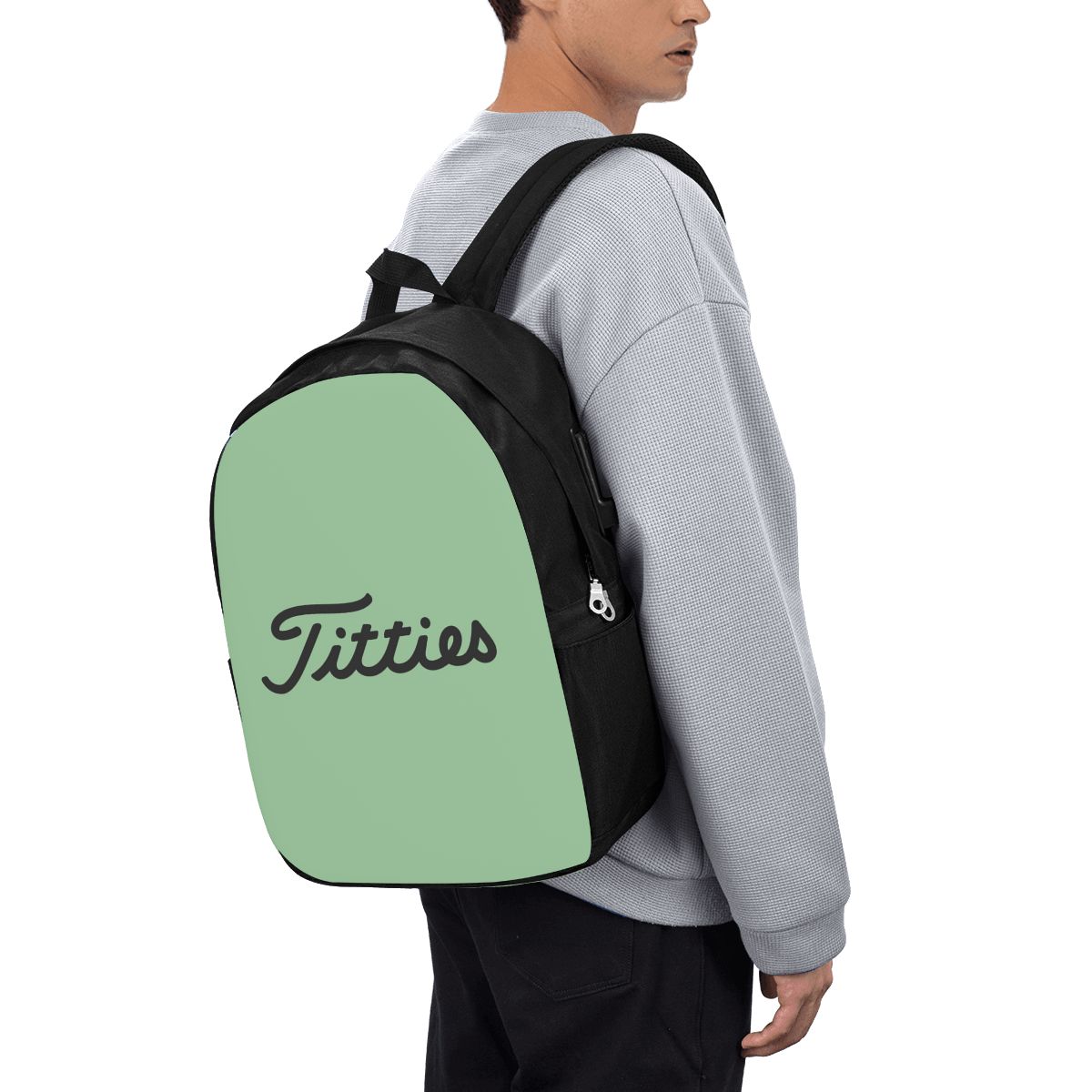 Golf Bag - Titties Golf Ball Backpack Travel Notebook