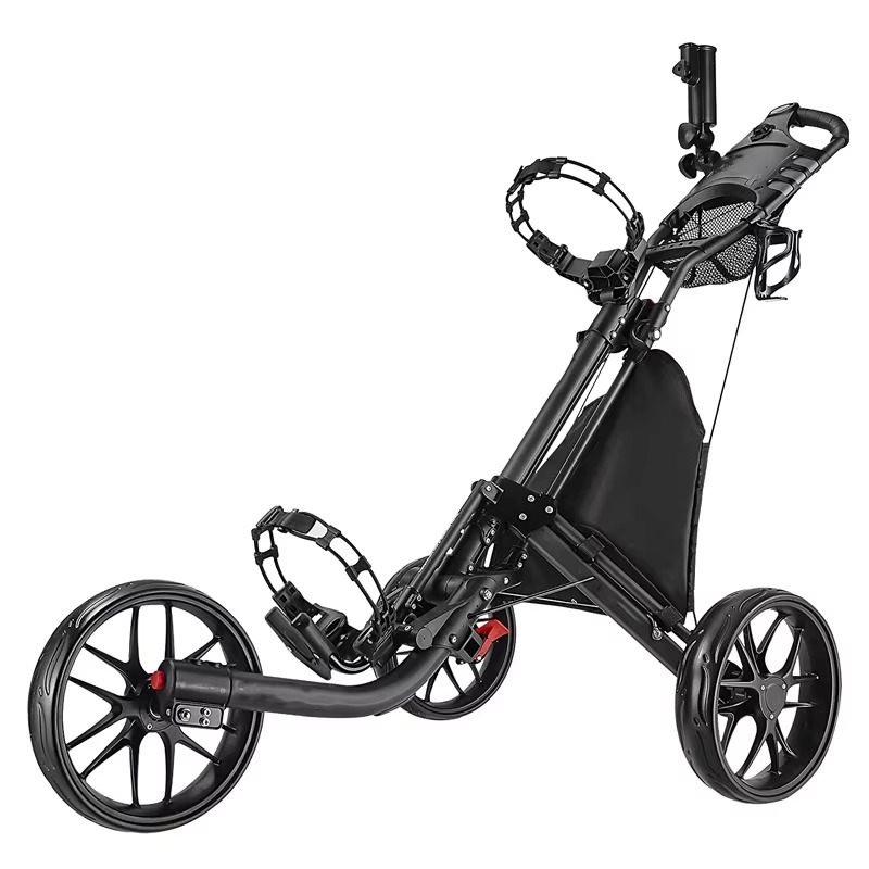 Golf Umbrella - Golf Push Cart 4 Wheel Sturdy