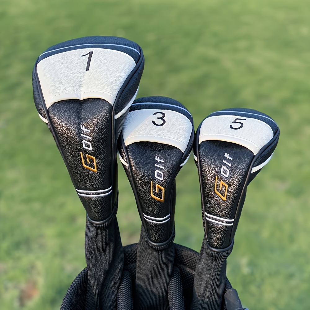 Golf Driver - 1pc/3pcs Golf Headcovers - Driver, Fairway