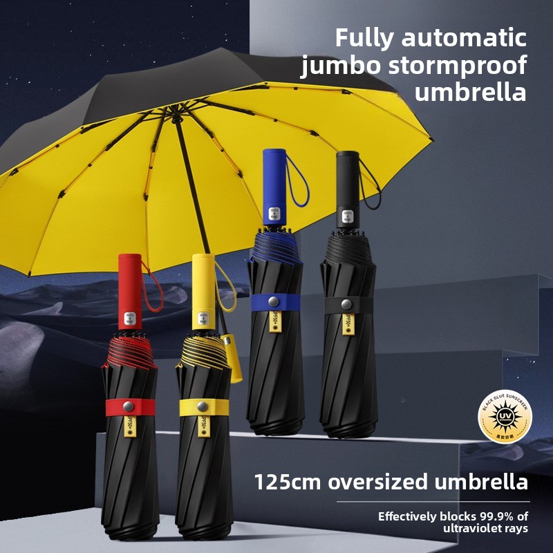 125CM Triple Fold Double Layer - огляд і ціна Golf Umbrella Large
