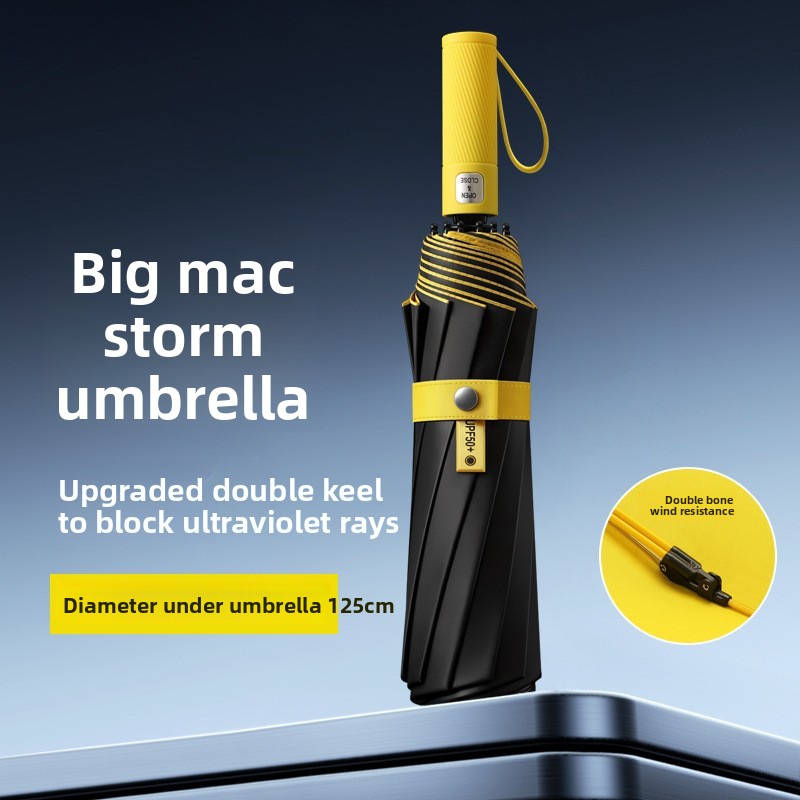 125CM Triple Fold Double Layer - огляд і ціна Golf Umbrella Large