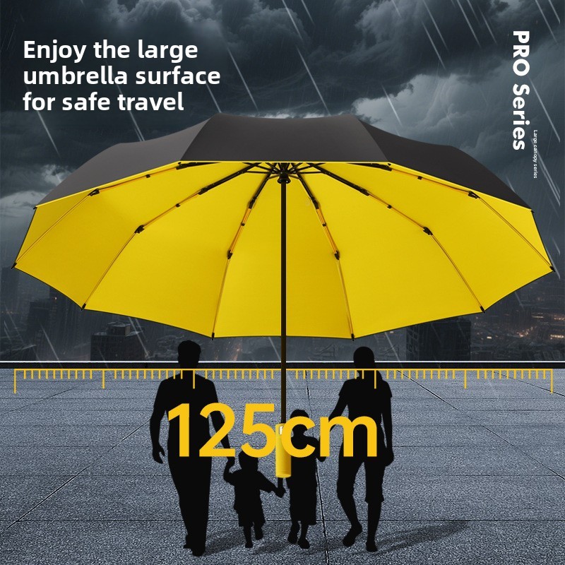 125CM Triple Fold Double Layer - огляд і ціна Golf Umbrella Large