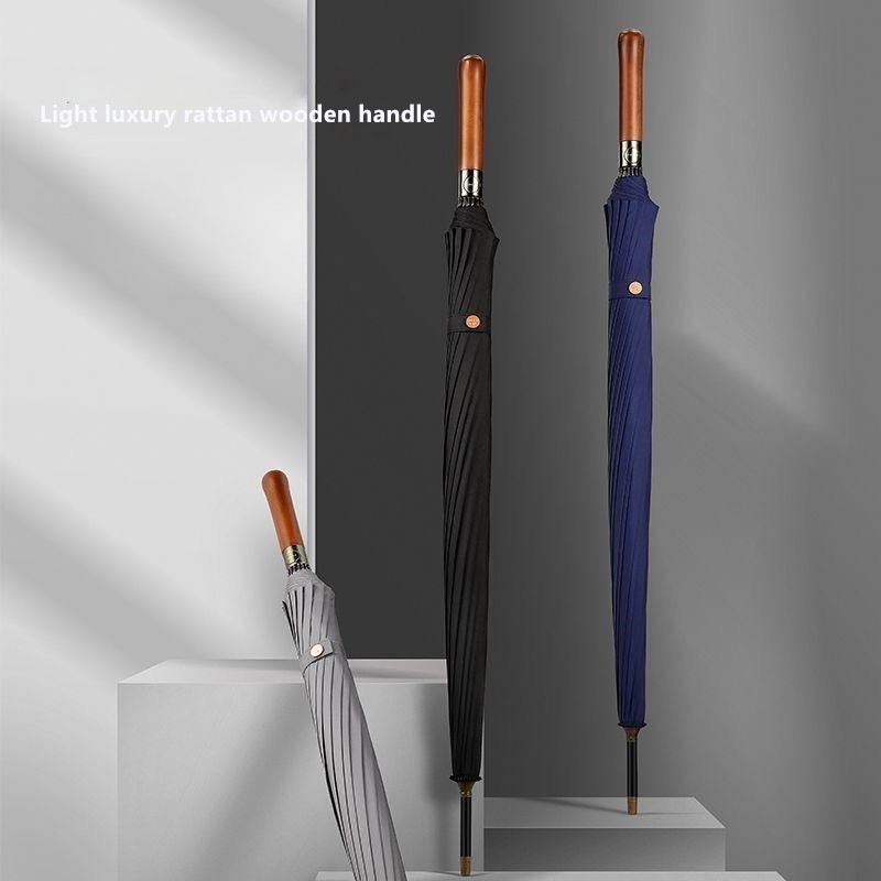 Automatic Wooden Handle Umbrel - огляд і ціна Golf Umbrella