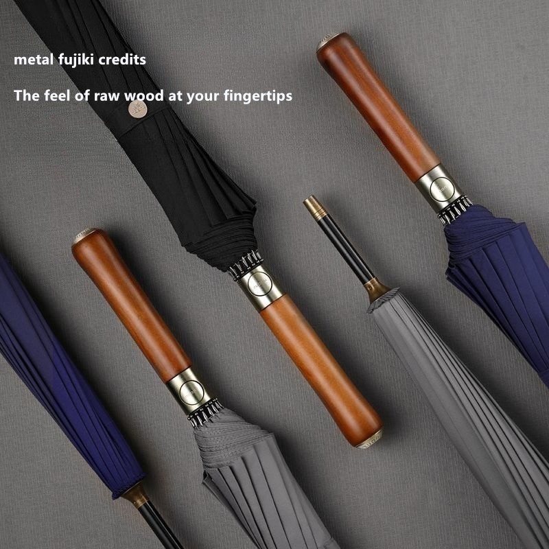 Automatic Wooden Handle Umbrel - огляд і ціна Golf Umbrella