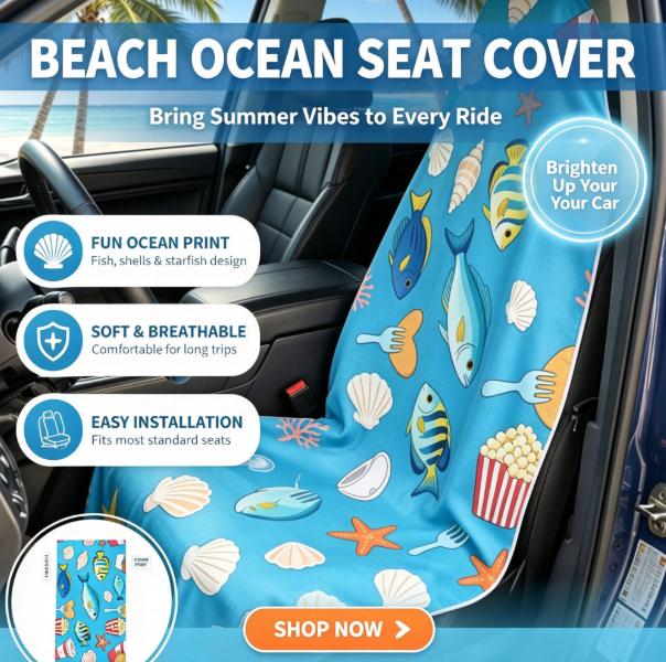 2‑in‑1 Beach Towel Car Seat Co - огляд і ціна Golf Towel