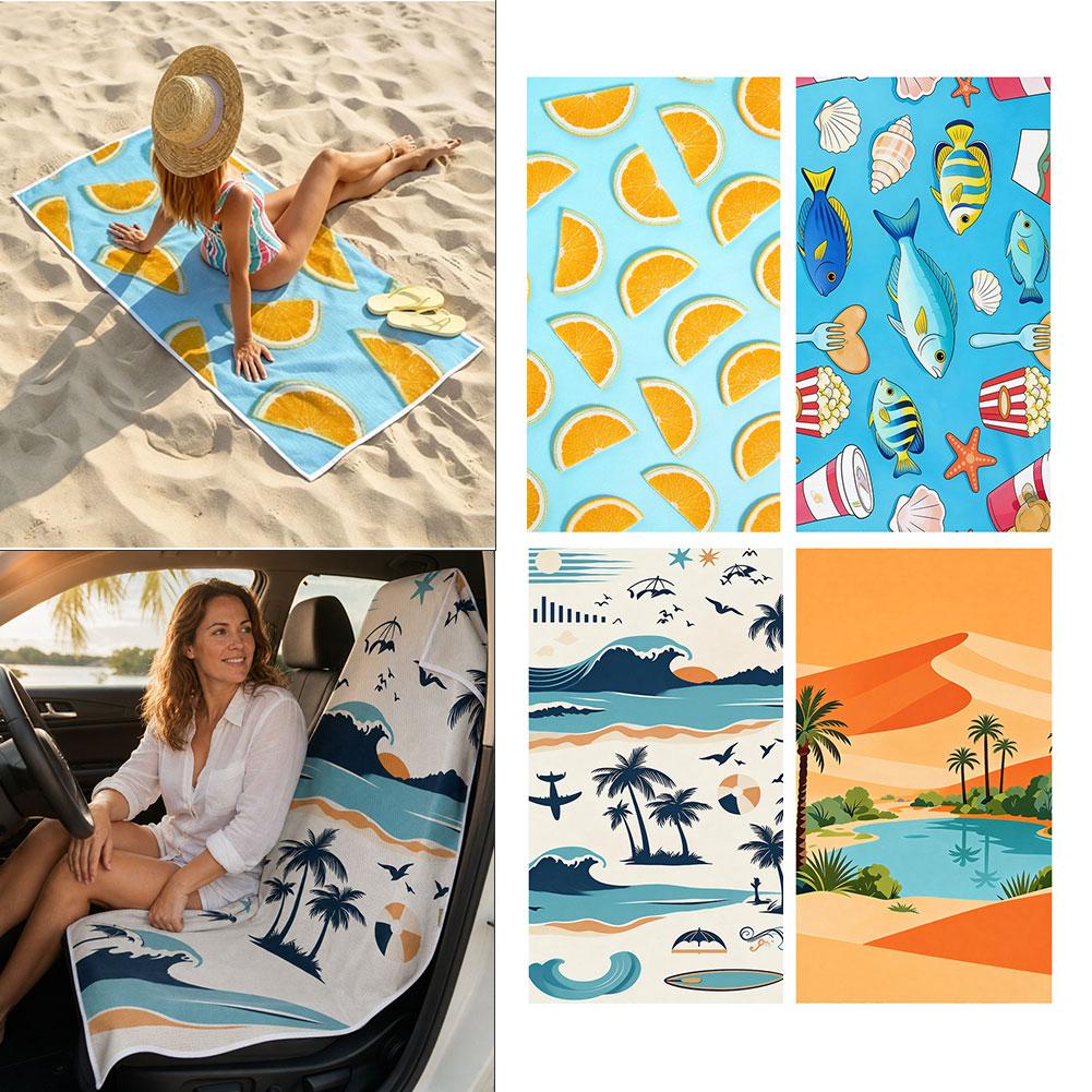 2‑in‑1 Beach Towel Car Seat Co - огляд і ціна Golf Towel