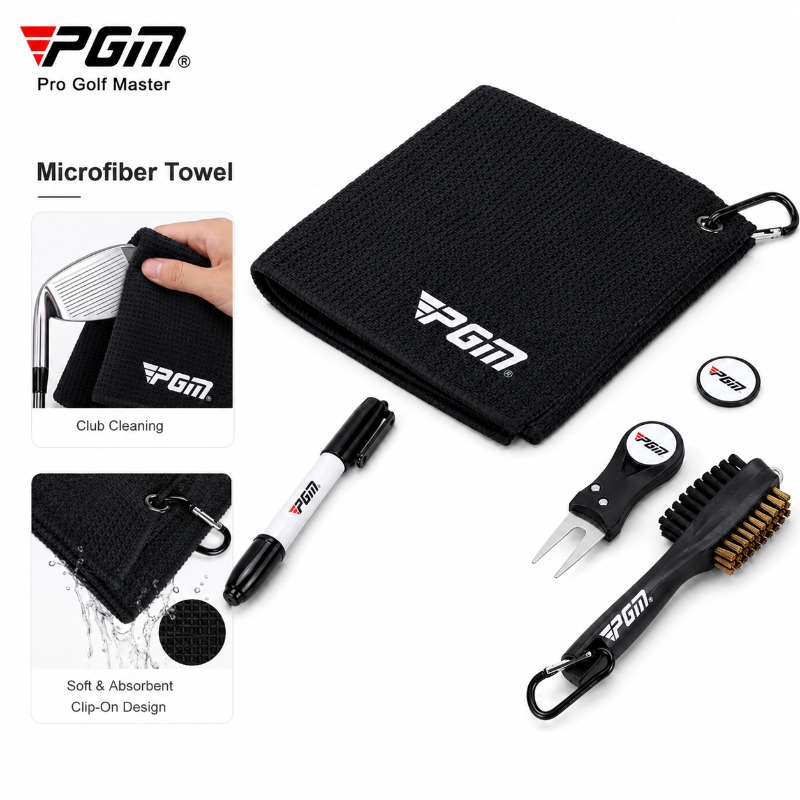 PGM Golf Club Cleaning Kit Mic - огляд і ціна Golf Towel