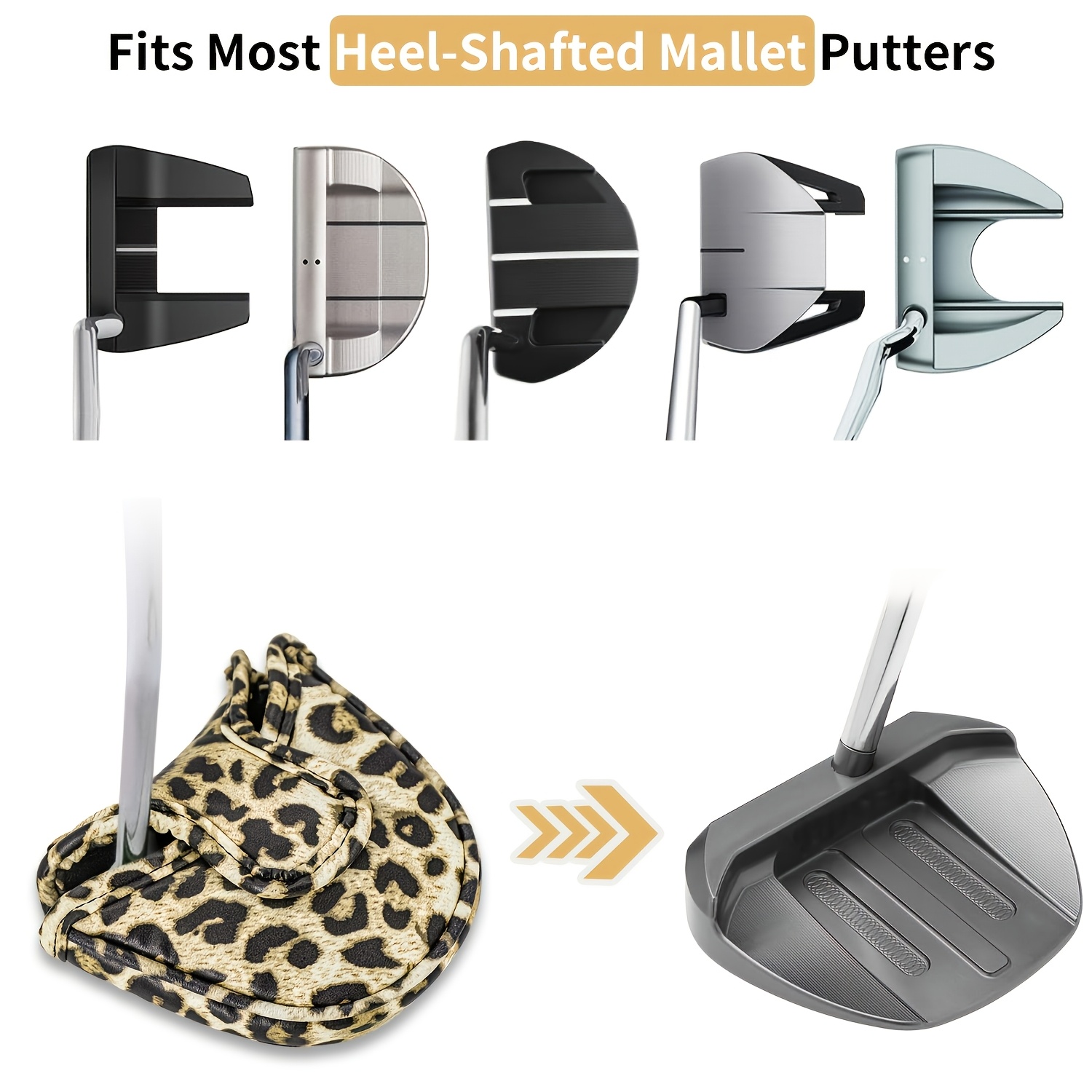 1pc Leopard Print Golf Putter  - огляд і ціна Golf Putter