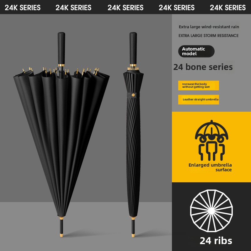 Straight 24 Rib Umbrella Women - огляд і ціна Golf Umbrella Large