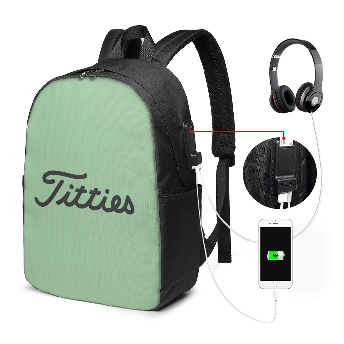 Titties Golf Ball Backpack Tra - огляд і ціна Golf Bag
