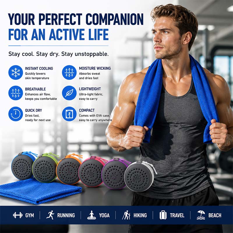 Instant Cooling Towel with EVA - огляд і ціна Golf Towel