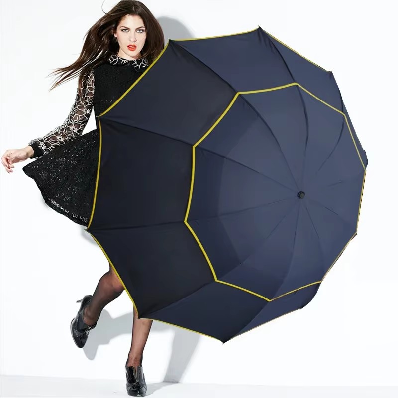 Double Strong Wind Resistant U - огляд і ціна Golf Umbrella Large