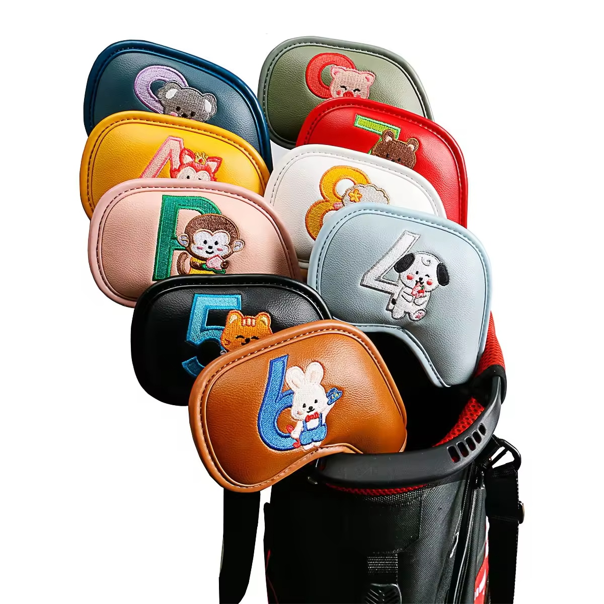 9Pcs Cute Cartoon Animal Golf  - огляд і ціна Golf Clubs
