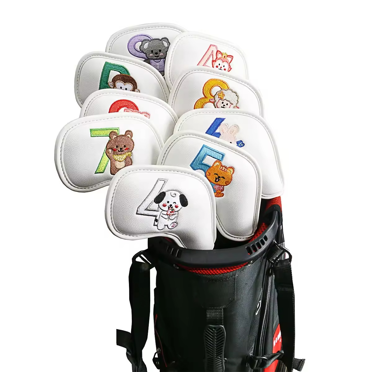 9Pcs Cute Cartoon Animal Golf  - огляд і ціна Golf Clubs