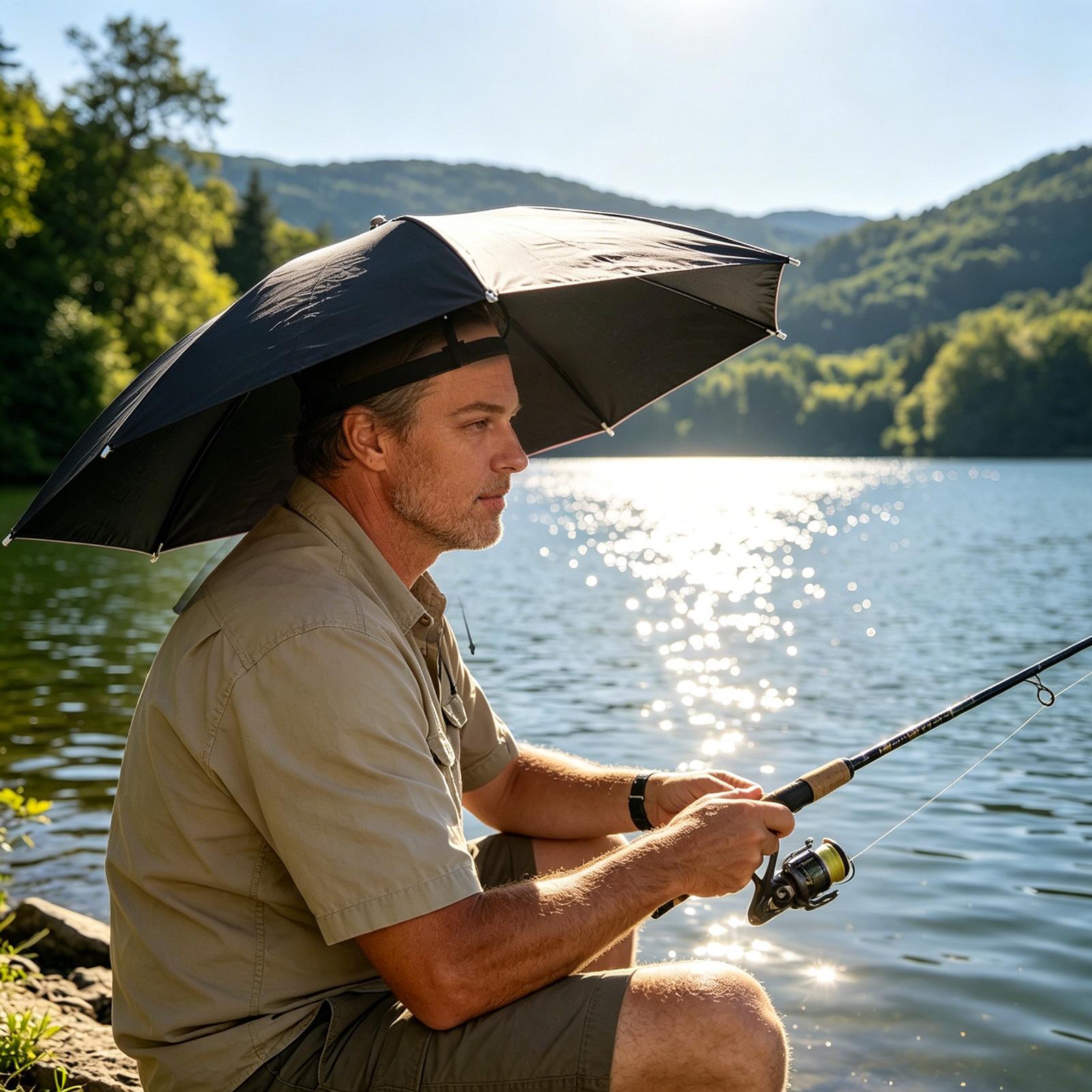 Folding Umbrella Hat Waterproo - огляд і ціна Golf Umbrella